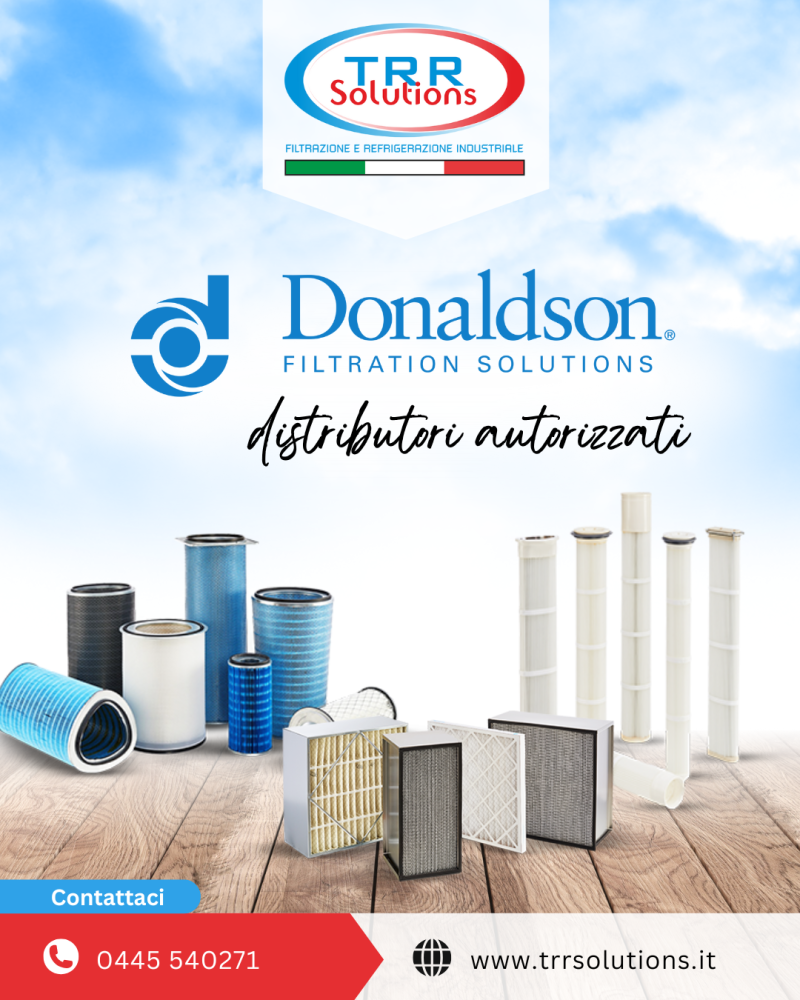 Siamo ufficialmente Distributori Autorizzati Donaldson